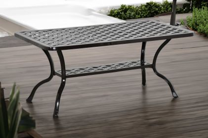 Savannah Outdoor Aluminum  Coffee Table