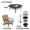 KC Grand Bonaire Weave 52in Table
