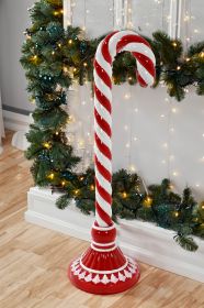 Holiday Wonderland Candy Cane Stand 36.5H