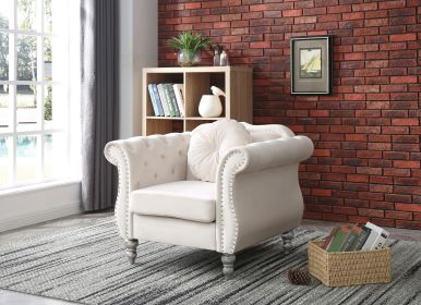 Glory Furniture Hollywood G0667A-C Chair , IVORY
