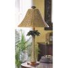 Tropical Palm Tree Table Lamp - Exotic Home Decor Lighting Fixture